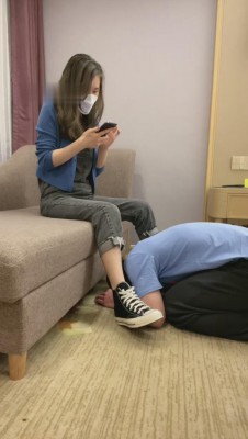 【晨希】御姐帆布鞋船袜羞辱老板 bf10050_HD绳艺资源