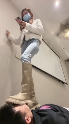 【花椒】长靴脸部摧残 bf20669_HD绳艺资源