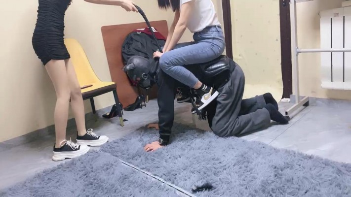 【安琪】姐妹花驯骑马奴专场/耳光转胯 bf25789_HD绳艺资源