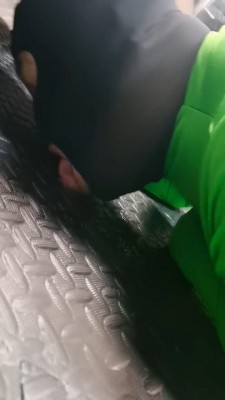 【婧児小主】GTS晓G全语言 黑丝蓝高跟使用小国人类黑丝脚底踩高跟碾鞋里踩YC-220411-2