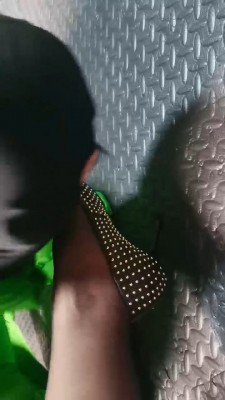 【婧児小主】GTS晓G全语言 黑丝蓝高跟使用小国人类黑丝脚底踩高跟碾鞋里踩YC-220411-2