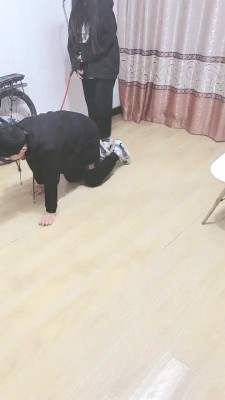 【婧児小主】晓G全语言脏帆布鞋和白袜踩头顶踩脖子 踩踹审讯 GP824F YC-220523-5