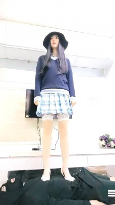 【婧児小主】晓G全语言脏帆布鞋和白袜踩头顶踩脖子 踩踹审讯 GP824F YC-220523-5