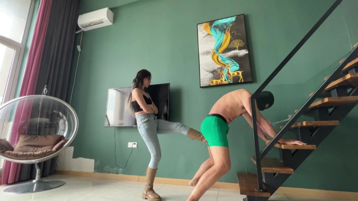 【婧児小主】女学妹晓G把我缩小了 GTS 玻璃足底丝袜棉袜POV YC-220601-4