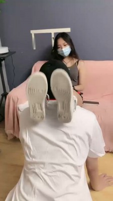 图片[9]_【金桔小主】长腿S空军一号白船袜踩狗子_HD绳艺资源