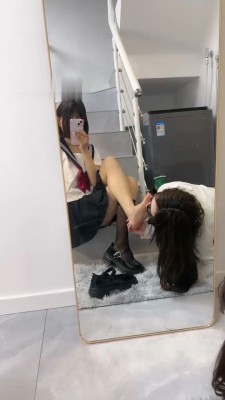 图片[6]_【橙宝】母畜犬化训练-跪舔吃袜子/吐舌头卖萌_HD绳艺资源