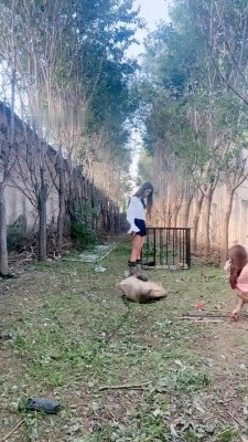 图片[5]_【沅芷大人】4S户外处刑-麻袋套-高难度挑战训练/踢踹_HD绳艺资源