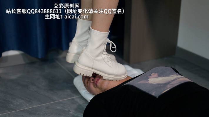 图片[2]_超长时间暴踩狗头，光脚穿靴子跳踩头部，脸上鞋印清晰可见_HD绳艺资源