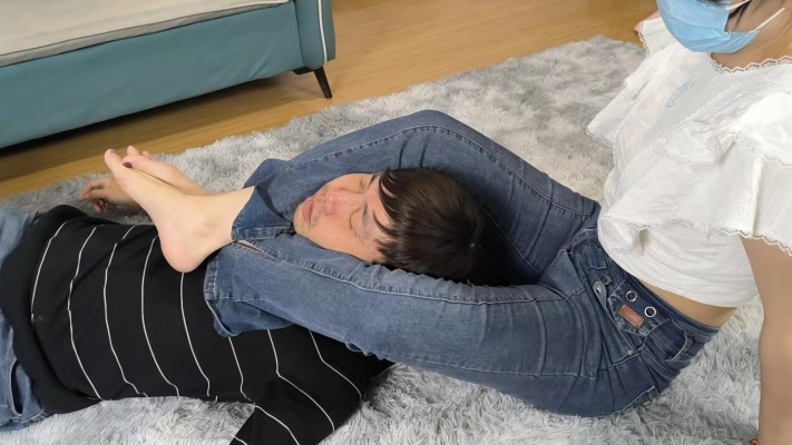 图片[3]_【稚主KK】牛仔裤窒息脚窒息_HD绳艺资源