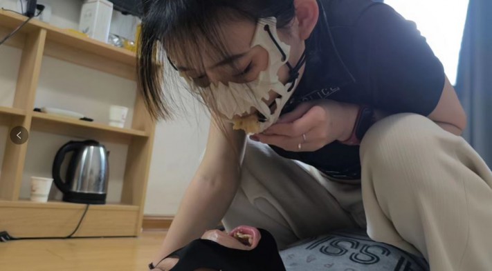 图片[2]_【女神学院·诗琪】口水喂食_HD绳艺资源