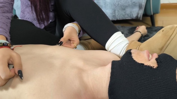 图片[2]_【女神学院·肉肉Rose】性感美甲虐乳头_HD绳艺资源