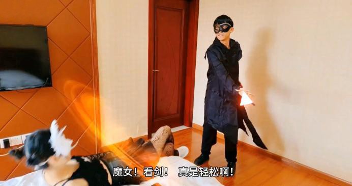 图片[2]_【婉儿原创】魔女绞杀勇士-中文字幕 精彩剧情腿绞_HD绳艺资源