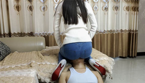 图片[15]_牛仔裤坐脸腿绞杀_HD绳艺资源