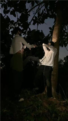 图片[17]_【高难度挑战美学】双S-女神户外遛狗-绑树上酷刑惩治【双视角版】_HD绳艺资源