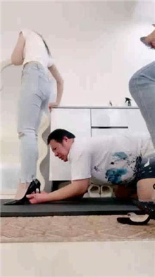 图片[15]_【冰夏绳艺导师】双S-高跟全体重踩地毯【双视角版】_HD绳艺资源