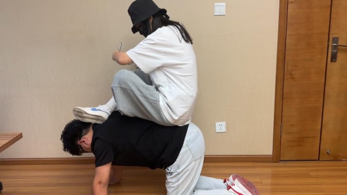 图片[5]_【无双工作室】素人系列：过年放假被拉到公司狠狠地调_HD绳艺资源