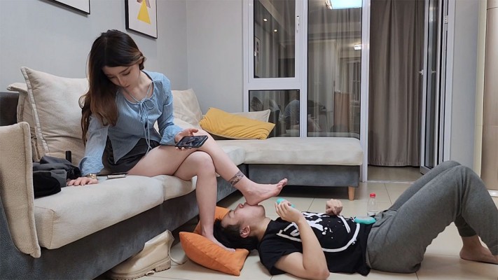 图片[4]_【红颜榜】领主老大的修脚师——人体垃圾桶系列（十）_HD绳艺资源