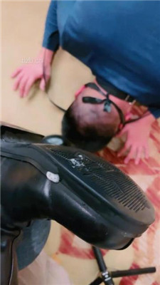 图片[13]_【语阳】给狗戴马鞍骑马爬行_HD绳艺资源