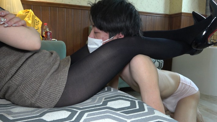 图片[9]_【领主老大】夹竹竿脖子，腿绞窒息_HD绳艺资源