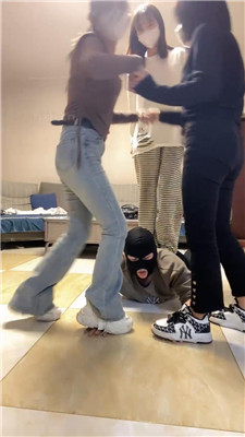 图片[4]_【精神小妹】3S学生主-高难度挑战踢踹发泄专场_HD绳艺资源