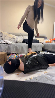 图片[12]_【精神小妹】双S-胶带全包木乃伊狗-踩踏喂食【完整版】_HD绳艺资源