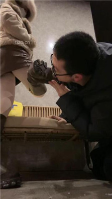 图片[3]_【汐言】雪地踩完回来让狗舔鞋_HD绳艺资源