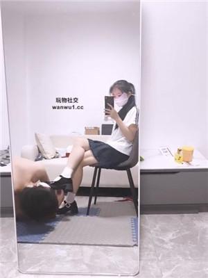 【汀兰】学生S-皮鞋白袜裸足气味辱 bf43568_HD绳艺资源