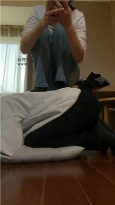 【白兔】黑白棉袜气味辱 bf50296_HD绳艺资源