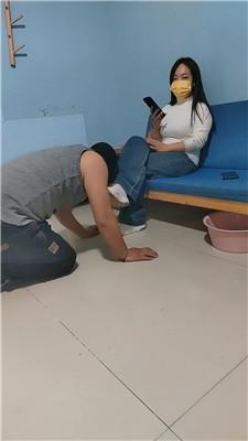 【沐颜】家奴伺候赏赐喝洗脚奶 JS250212-5_HD绳艺资源