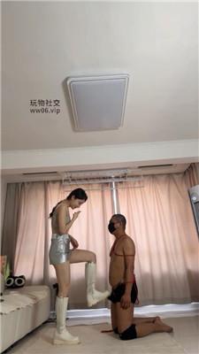 【领主】绳艺技巧-艺术闻长靴白袜-踩踏 bf50086_HD绳艺资源