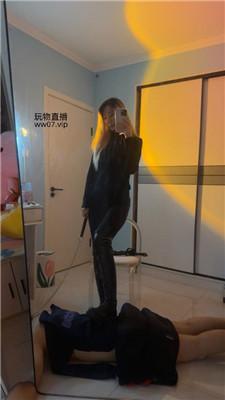 【槿】栓狗链-长靴无意识踩 JS250227-12_HD绳艺资源