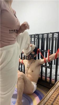 【南月大大】五花大绑囚禁-训练白袜脚踩 JS250227-4_HD绳艺资源