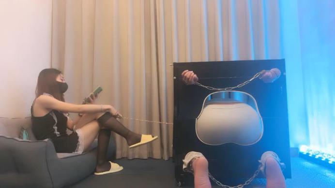 【婉儿】刑具狗笼囚禁虐【双视角版】 JS250217-22_HD绳艺资源
