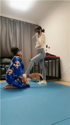 【暴主】母畜-囚禁狗笼-舔帆布鞋船袜-狗链遛狗 JS250303-34_HD绳艺资源