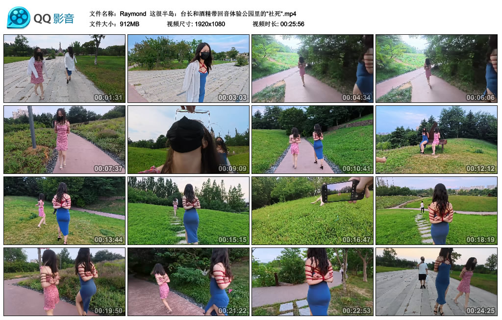 【Raymond】 这很半岛：台长和酒精带回音体验公园里的“社死“._HD绳艺资源