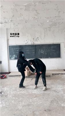 【大小姐】户外-荒废教室挑战学生奴【下】 JS250312-4_HD绳艺资源