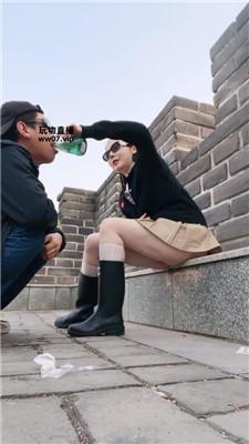 古筝少女 户外-古城墙上长靴虐 JS250326-23_HD绳艺资源