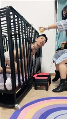 南月女神 舔脏短靴-关狗笼-拴狗链 JS250326-43_HD绳艺资源