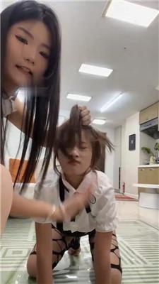 婉晴 情侣奴-抽耳光/丝袜绳艺技巧-舔脚丫 JS250426-10_HD绳艺资源