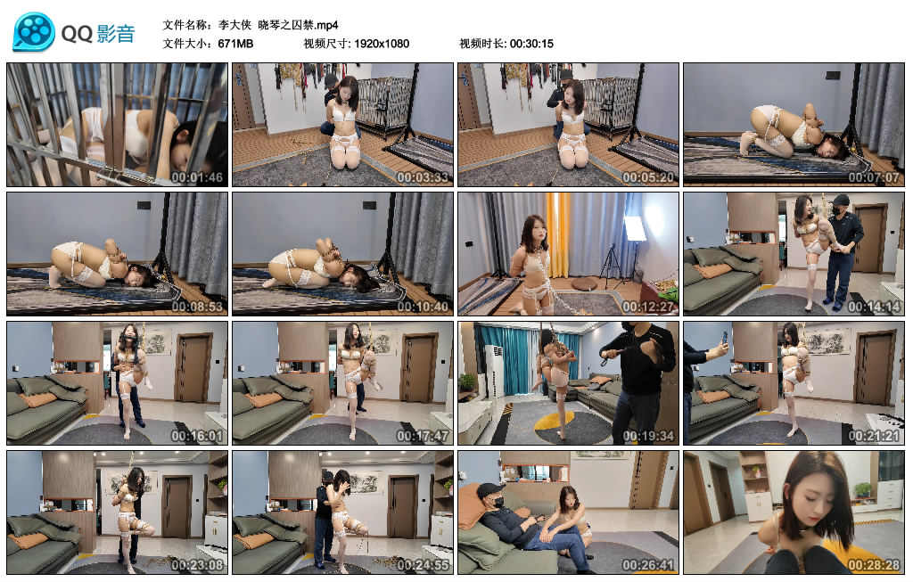 李大侠  晓琴之囚禁_HD绳艺资源