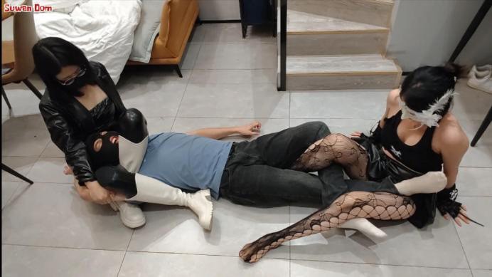 图片[12]_婉儿原创 两名皮衣女特工绞杀间谍 婉儿剧情 YC-241123-7_HD绳艺资源