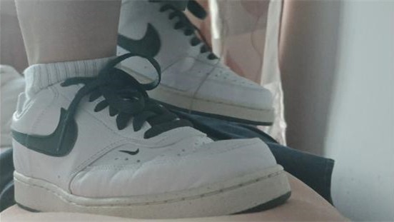 图片[2]_沐雅 绿白耐克小白鞋踩肚子 ACYC-3743_HD绳艺资源