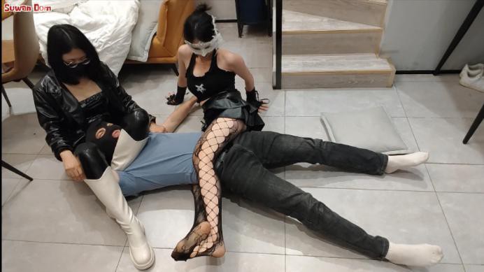 图片[13]_婉儿原创 两名皮衣女特工绞杀间谍 婉儿剧情 YC-241123-7_HD绳艺资源