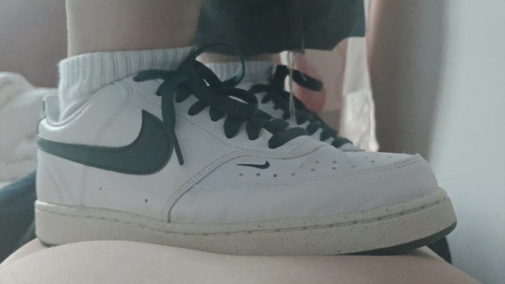 图片[12]_沐雅 绿白耐克小白鞋踩肚子 ACYC-3743_HD绳艺资源