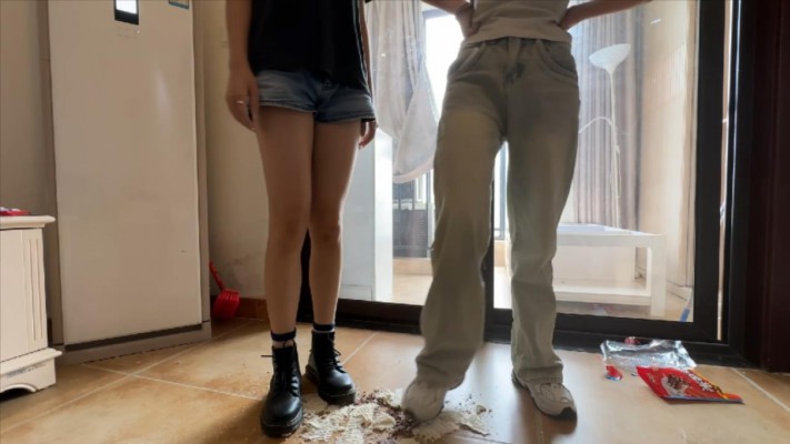 图片[3]_208宿舍 两个素人妹妹踩狗粮 YC-241001-5_HD绳艺资源