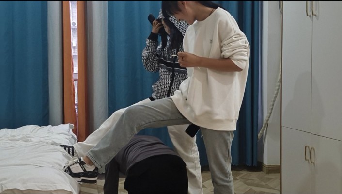 图片[14]_双人精神小妹难度挑战踢踹踩踏殴打 YC-241020_HD绳艺资源