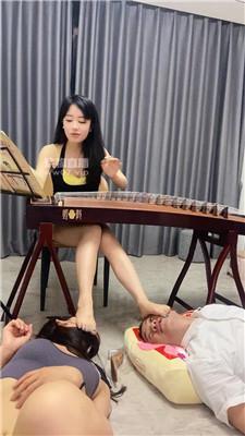 琴月 古筝女神S-脚下情侣奴 JS250706-28_HD绳艺资源