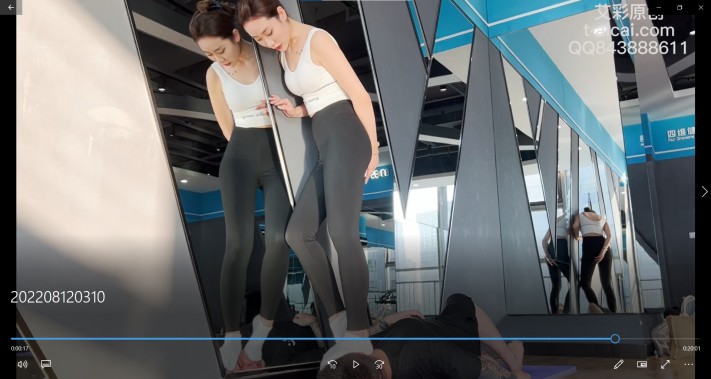 白袜美女教练健身房的残酷制服训练 YC-230415-2