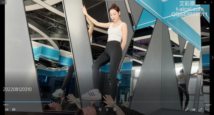 白袜美女教练健身房的残酷制服训练 YC-230415-2