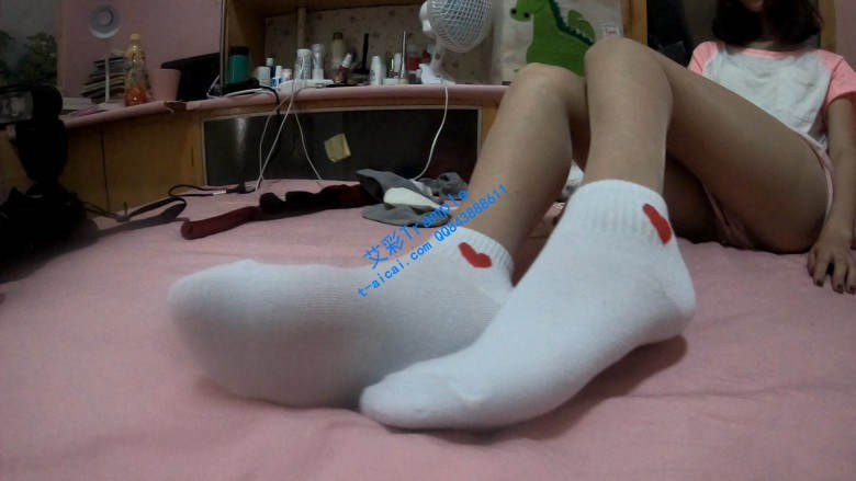 小女生秀美腿棉袜